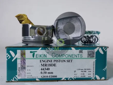 Поршень із пальцем +0.50мм (к-кт на двигун) Nissan 1,8L (MR18DE) 44340-050 TEIKIN 44340050