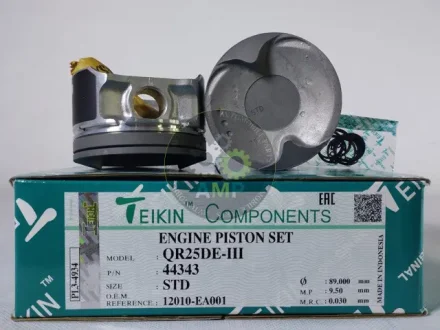 Поршень із пальцем STD (к-кт на двигун) Nissan 2,5L (QR25DE-III) 44343-STD TEIKIN 44343STD