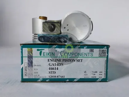 Поршень із пальцем STD (к-кт на двигун) Nissan 1,4L (GA14,G14DS) TEIKIN 44614-STD