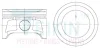 Поршни ремонт +1.00mm(к-кт на мотор) Nissan QG18DE TEIKIN 44682100 (фото 1)