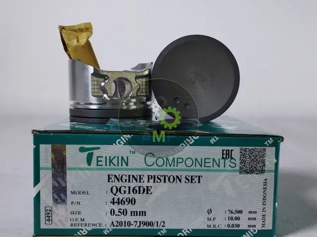 Поршень із пальцем +0.50мм (к-кт на двигун) QG16DE 44690-050 TEIKIN 44690050 (фото 1)