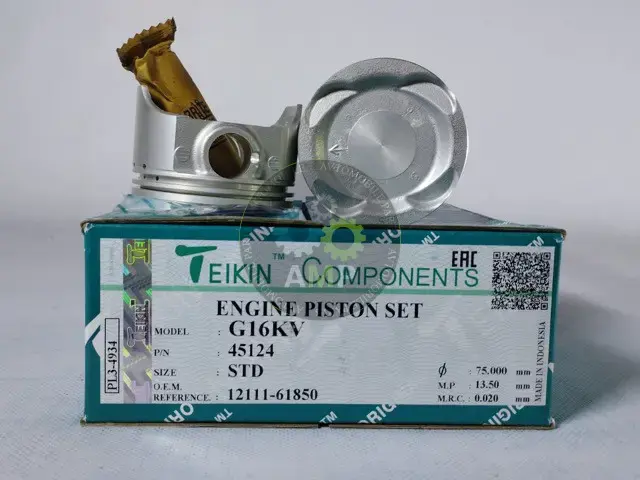Поршни стандарт (STD) (к-кт на мотор) Suzuki G16KV, G16B (16v) TEIKIN 45124STD (фото 1)