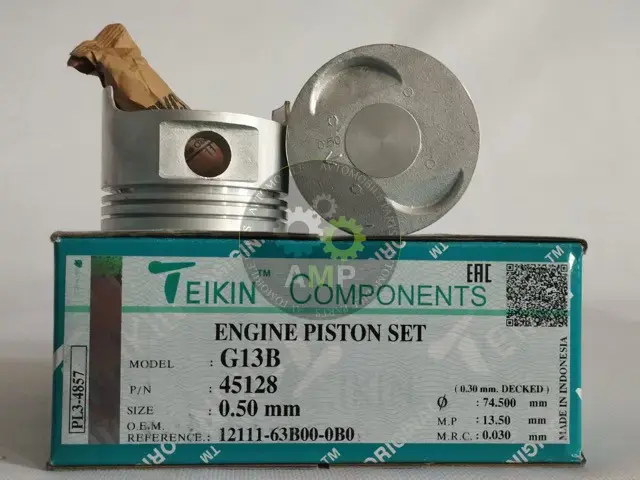 Поршень із пальцем +0.50мм (к-кт на двигун) G13B 45128-050 TEIKIN 45128050 (фото 1)