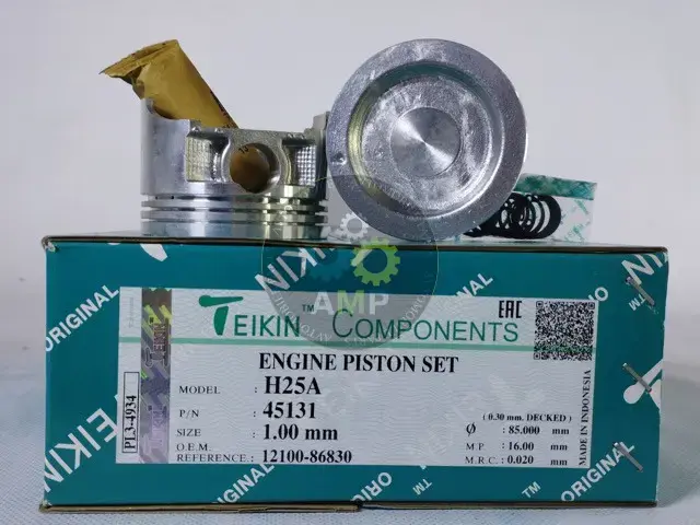 Поршень із пальцем +1.00мм (к-кт на двигун) H25A (12100-86830) TEIKIN 45131-100 (фото 1)