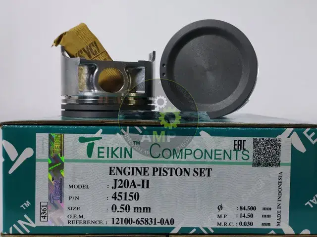 Поршни двигателя +0.50mm (к-кт на мотор) J20A Suzuki SX-4/Grand Vitara TEIKIN 45150050 (фото 1)
