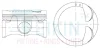 Поршни двигателя +0.50mm(к-кт на мотор) (1*1*2) M16A Suzuki Vitara, SX-4 AKK416 TEIKIN 45157050 (фото 1)
