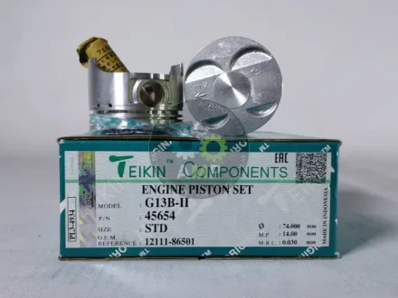 Поршень із пальцем STD (к-кт на двигун) Suzuki 1,3L DOHC 16V (G13B,G13B-II) 45654-STD TEIKIN 45654STD