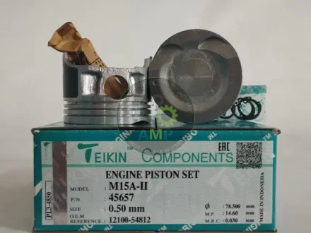 Поршень із пальцем +0.50мм (к-кт на двигун) M15A-II 45657-050 TEIKIN 45657050