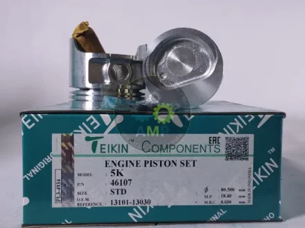Поршень із пальцем STD (к-кт на двигун) Toyota 1,5L OHV (5K) TEIKIN 46107-STD