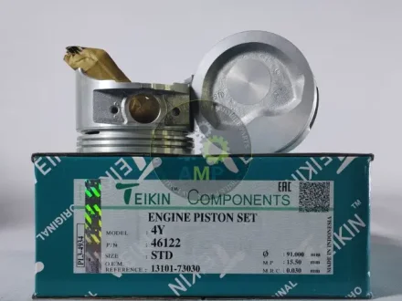 Поршень із пальцем STD (к-кт на двигун) Toyota 2,2L OHV (4Y) 46122-STD TEIKIN 46122STD
