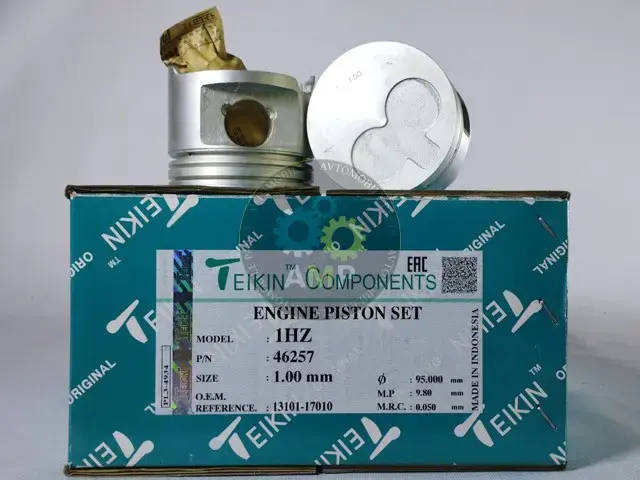 Поршень із пальцем +1.00мм (к-кт на двигун) Toyota 4,2D R6,12V (1HZ,1PZ) 46257-100 TEIKIN 46257100 (фото 1)