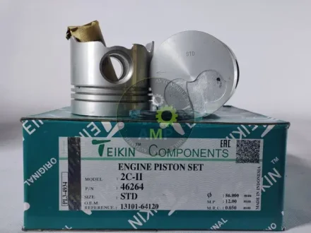 Поршень із пальцем STD (к-кт на двигун) Toyota 2,0D (2C-II, 2CT LATE) 46264-STD TEIKIN 46264STD