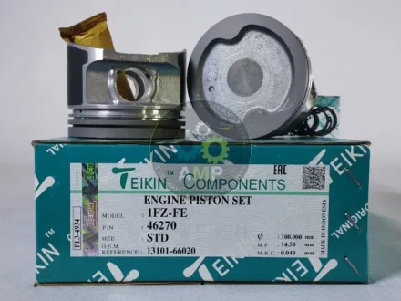 Поршень із пальцем STD (к-кт на двигун) Toyota 4,5L R6 (1FZ-FE) 46270-STD TEIKIN 46270STD