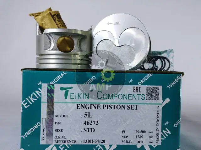 Поршень із пальцем STD (к-кт на двигун) Toyota 3,0D R4 (5L) TEIKIN 46273-STD (фото 1)