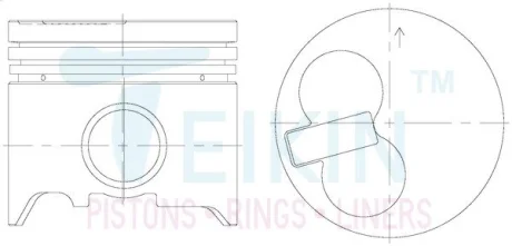 Поршень TEIKIN 46278A100