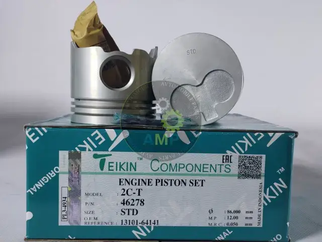 Поршень із пальцем STD (к-кт на двигун) Toyota 2,0D (2C,2CT) 46278-STD TEIKIN 46278STD (фото 1)