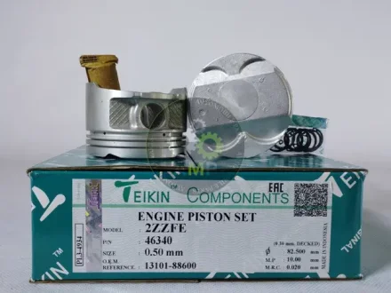 Поршень із пальцем +0.50мм (к-кт на двигун) Toyota 1,8L (2ZZFE) 46340-050 TEIKIN 46340050