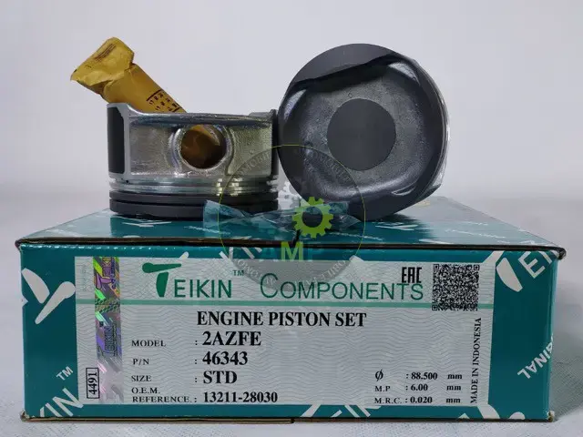Поршень із пальцем (к-кт на двигун) 2AZFE, TEIKIN 46343STD (фото 1)