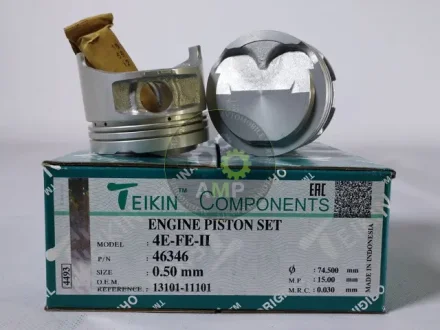Поршень із пальцем +0.50мм (к-кт на двигун) 4E-FE-II 46346-050 TEIKIN 46346050