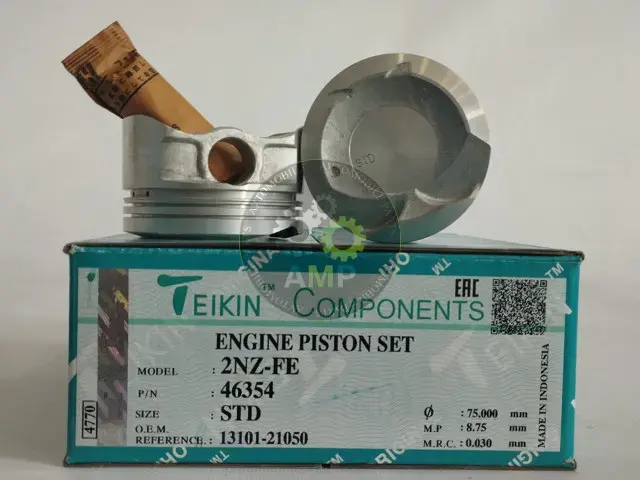 Поршень із пальцем STD (к-кт на двигун) 2NZ-FE 46354-STD TEIKIN 46354STD (фото 1)