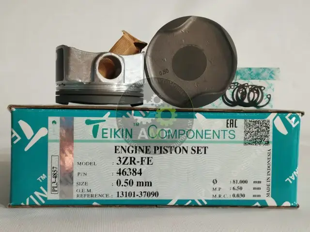 Поршень ДВС 0.5 (4шт.+пальцы) Toyota (3ZR-FE) RAV4, Avensis, Camry (08-) 2.0 DOHC EFI 16V TEIKIN 46384-050 (фото 1)