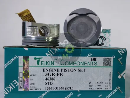 Поршень із пальцем STD (к-кт на двигун) Toyota 3,0L V6 (3GR-FE) 46386-STD TEIKIN 46386STD