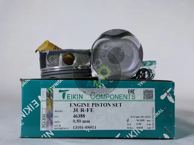 Поршень із пальцем +0.50мм (к-кт на двигун) Toyota 5,7L V8 (3UR-FE) 46388-050 TEIKIN 46388050 (фото 1)