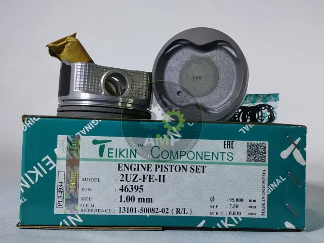 Поршень із пальцем +1.00мм (к-кт на двигун) Toyota 4,7L V8 (2UZ-FE-II) 46395-100 TEIKIN 46395100 (фото 1)