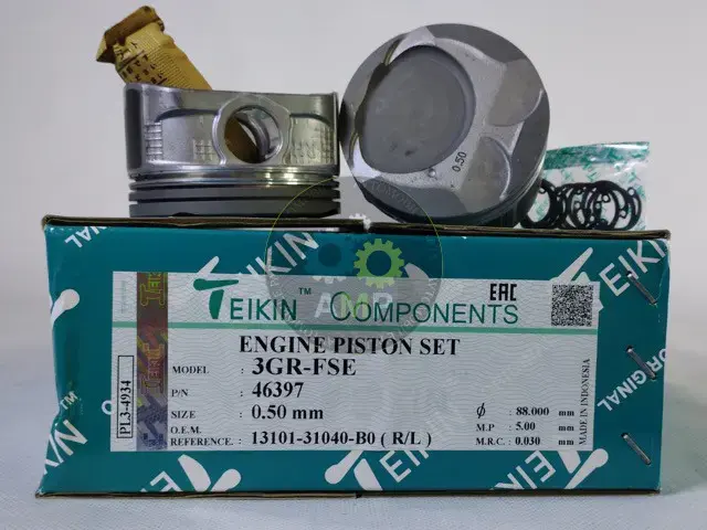 Поршень із пальцем +0.50мм (к-кт на двигун) Toyota 3,0L V6 (3GR-FSE) 46397-050 TEIKIN 46397050 (фото 1)