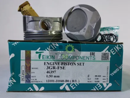 Поршень із пальцем +0.50мм (к-кт на двигун) Toyota 3,0L V6 (3GR-FSE) 46397-050 TEIKIN 46397050