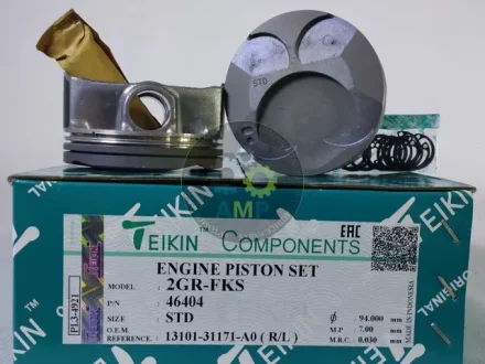 Поршень із пальцем STD (к-кт на двигун) Toyota 3,5L V6 (2GR-FKS) 46404-STD TEIKIN 46404STD