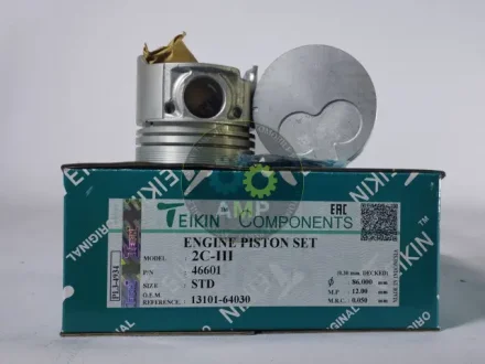 Поршень із пальцем STD (к-кт на двигун) Toyota 2,0D (2C-III) TEIKIN 46601-STD