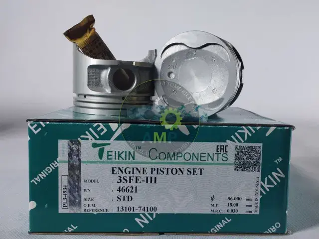 Поршень із пальцем STD (к-кт на двигун) Toyota 2,0L (3SFE-III,3SFE) TEIKIN 46621-STD (фото 1)