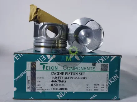 Поршень із пальцем +0.50мм (к-кт на двигун) Toyota 2,0D (1AD-FTV) 46678AG-050 TEIKIN 46678AG050