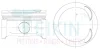 Поршни ремонт +0.50mm(к-кт на мотор) Toyota 2SZ-FE TEIKIN 46683050 (фото 1)