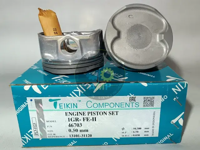 Поршень із пальцем +0.50мм (к-кт на двигун) 1GR- FE-II 46703-050 TEIKIN 46703050 (фото 1)