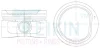 Поршень з пальцем STD (к-кт на двигун) LUPO TEIKIN 48209-STD (фото 1)