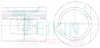 Поршень із пальцем +0.75 мм (к-кт на двигун), VAG ADD, ABS, ACC, ADZ, AAM, ANN, ADF TEIKIN 48216-075 (фото 1)