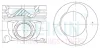 Поршень STD (продажа кратно 5) VAG 2,5TDI BJJ/BJK/CEBA/CEBB TEIKIN 48227ASTD (фото 1)