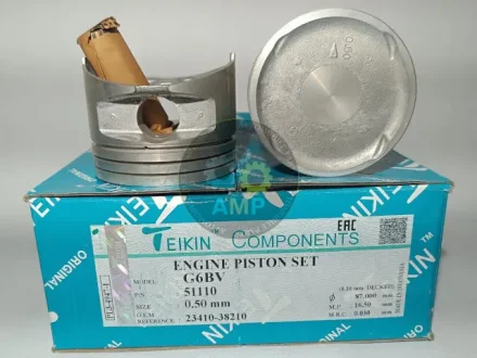 Поршень із пальцем +0.50мм (к-кт на двигун) G6BV 51110-050 TEIKIN 51110050