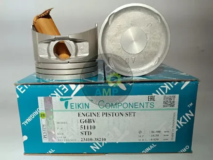 Поршень із пальцем STD (к-кт на двигун) G6BV 51110-STD TEIKIN 51110STD
