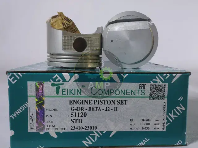 Поршень із пальцем STD (к-кт на двигун) Hyundai G4DR-BETA-J2-II 51120-STD TEIKIN 51120STD (фото 1)