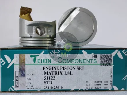 Поршень із пальцем STD (к-кт на двигун) Hyundai MATRIX 1.8L 51122-STD TEIKIN 51122STD