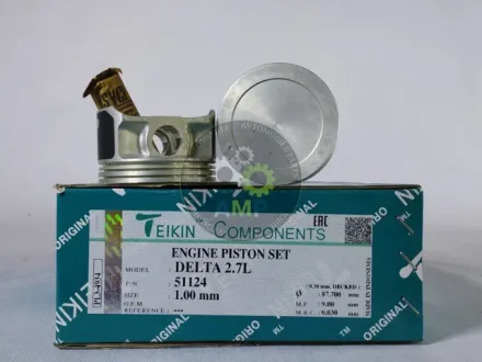 Поршень із пальцем +1.00мм (к-кт на двигун) Hyundai Tucson DELTA 2.7L TEIKIN 51124-100