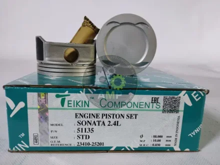Поршень ДВЗ STD (4од.+пальці) Hyundai Sonata THETA 2.4 MPI, THETA FF (04-)  TEIKIN 51135-STD