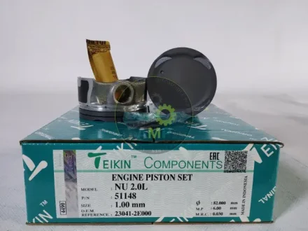 Поршень із пальцем +1.00мм (к-кт на двигун) NU 2.0L G4NA 51148-100 TEIKIN 51148100