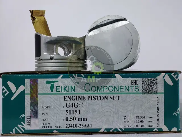 Поршни ремонт (+0.50мм) (к-кт на мотор) Hyundai G4GC TEIKIN 51151050 (фото 1)