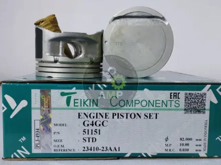 Поршни стандарт (STD) (к-кт на мотор) Hyundai G4GC TEIKIN 51151STD