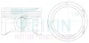 Поршни ремонт (+0.50мм) (к-кт на мотор) Kia Rio DC TEIKIN 52102050 (фото 1)
