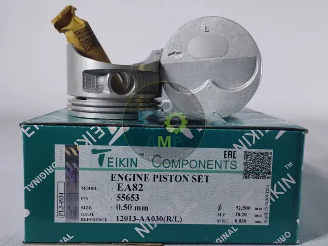 Поршень із пальцем +0.50мм (к-кт на двигун) Subaru EA82 Leon 1.8L 55653-050 TEIKIN 55653050 (фото 1)